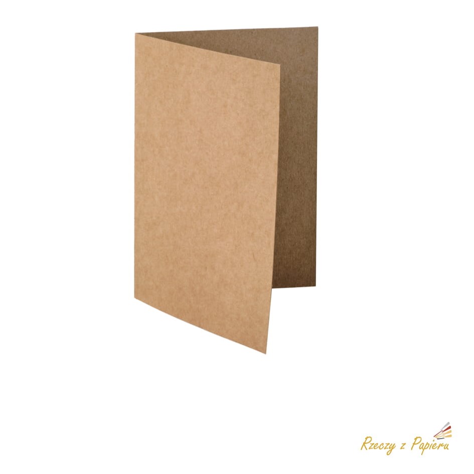 Papierowy Kufer - Rzeczy z papieru - Baza kartki A5 14,8x21cm kraft