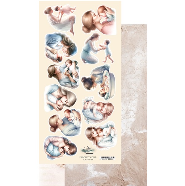 Papierowy Kufer - Art Alchemy - Papier 15,2x,30,5 cm MY LITTLE BABY dodatki do wycinania