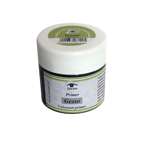 Papierowy Kufer - SeeArt - Primer GESSO czarne 120 ml