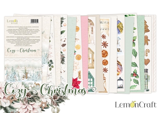 Papierowy Kufer - Zestaw dodatków do wycinania COSY CHRISTMAS - Lemoncraft