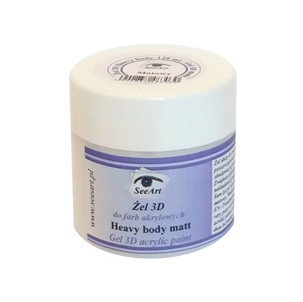 Papierowy Kufer - SeeArt -  Żel 3D Heavy Body Matt 120 ml